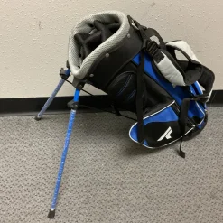 Used Top Flite Jr Stand Bag Royal Blue And Chrome