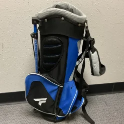 Used Top Flite Jr Stand Bag Royal Blue And Chrome