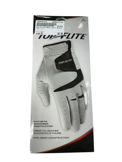 Used Top Flite Mens Golf Glove White XL