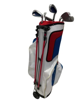 Used Top Flite Mens Golf Package Set RH White 6-Piece