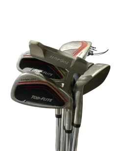 Used Top Flite SET Mens Package Set RH Black 7 Piece