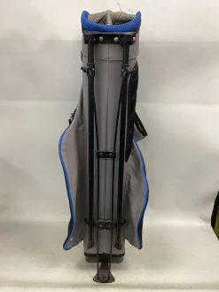 Used Top Flite 5 SLOT STAND BAG Jr Stand Bag Royal Blue And Grey