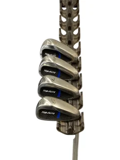 Used Top Flite STAINLESS Junior Package Set Right Hand Royal Blue 7 Piece