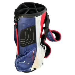 Used Top Flite STAND BAG Mens Stand Bag White/Red/Navy