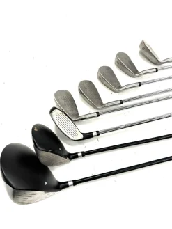 Used Top Flite TI MATRIX Mens Package Set RH Black 8 Piece