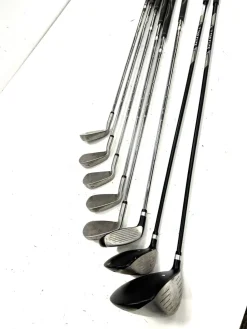 Used Top Flite TI MATRIX Mens Package Set RH Black 8 Piece