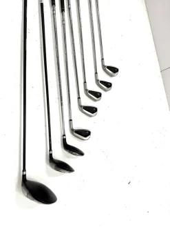 Used Top Flite TI MATRIX Mens Package Set RH Black 8 Piece
