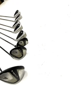 Used Top Flite TI MATRIX Mens Package Set RH Black 8 Piece