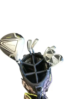 Used Top Flite TI MATRIX Mens Package Set RH Black 9 Piece