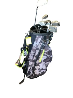 Used Top Flite TI MATRIX Mens Package Set RH Black 9 Piece
