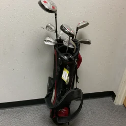Used Top Flite XL Mens Package Set RH Black And Red 11 Piece