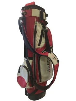 Used Tour Edge BAG Jr Stand Bag Red And Black