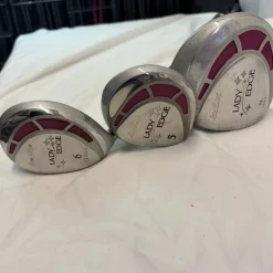 Used Tour Edge LADY EDGE STARTER Womens Package Set LH White 8 Piece