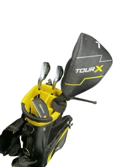 Used Tour X BLK/YLW KIDS SET Jr Club Set LH 5 Piece