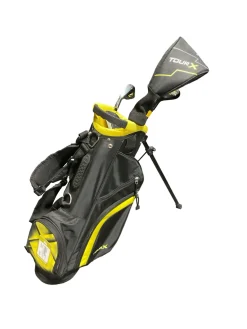 Used Tour X BLK/YLW KIDS SET Jr Club Set LH 5 Piece