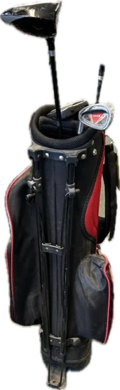 Used Tour X JR Jr Package Golf Set LH Red 6 Piece