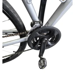 Used Trek 2021 FX2 HYBRID BIKE Hybrid/City Bike Mens Silver 51-53cm - SM Mens Frame