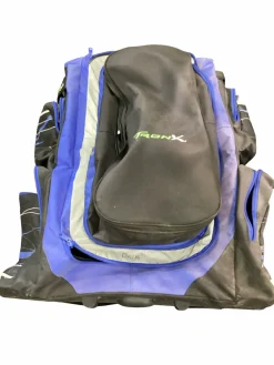 Used Tron X ROLLER BAG Jr Hockey Wheeled Goalie Royal Blue