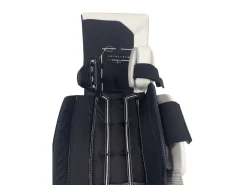 Used True CATALYST Goalie Leg Pads Junior White/Black 28+2”