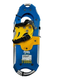 Used Tubbs FLURRY Snowshoes Boys Royal Blue 18"
