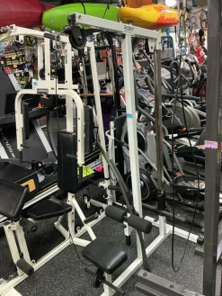 Used Tuff Stuff LAT PULL DOWN MACHINE Home Gym No Plates