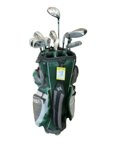 Used Turbo Power PACKAGE SET NO DRIVER NO 9IR Mens Package Set RH Green 10 Piece