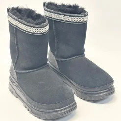 Used UGG Snow/Hunt/Hike Boots Y Black Junior 03