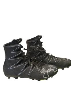 Used Under Armour Adult FB Cleats Black Senior 11