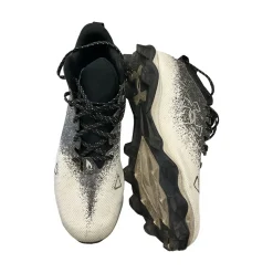 Used Under Armour BASEBALL CLEATS BB/SB Cleats White And Black Senior 12