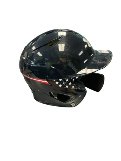 Used Under Armour BASEBALL HELMET WITH FACE GUARD Batting Helmet No Mask Navy Blue MD
