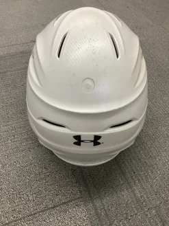 Used Under Armour Batting Helmet No Mask White SM