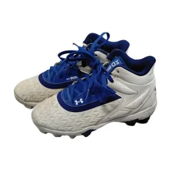 Used Under Armour BB/SB Cleats Royal Blue Junior 01