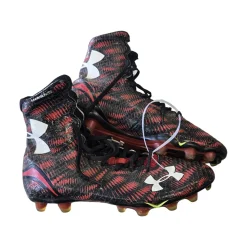 Used Under Armour CLUTCH FIT SZ9 Adult FB Cleats Red Senior 9
