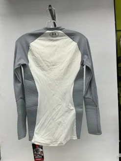 Used Under Armour COMPRESSION HEATGEAR LONGSLEEVE MP2 Other Clothing Grey And White MD