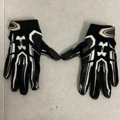 Used Under Armour F5 FB Gloves Black Youth