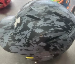 Used Under Armour HELMET Batting Helmet No Mask Grey One Size
