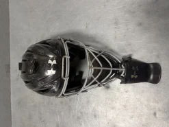 Used Under Armour HELMET Batting Helmet w/Mask Black XS/S