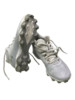 Used Under Armour LOCKED DOWN BB/SB Cleats White Junior 03