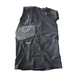 Used Under Armour PADDED SHIRT FB Top Youth Black XL