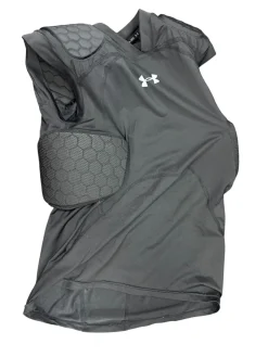 Used Under Armour PADDED SHIRT FB Top Youth Black XL