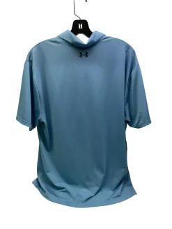 Used Under Armour PERFORMANCE POLO S.S. Golf Shirt M Carolina Blue LG