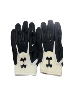 Used Under Armour UA HIGHLIGHT WR GLOVES BLK/WHT XL FB Gloves Black And White XL