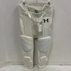 Used Under Armour Youth FB Integrated Pants White XL
