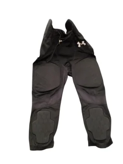 Used Under Armour Youth FB Integrated Pants Black SM