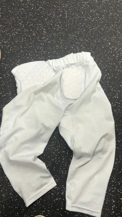 Used Under Armour Youth FB Integrated Pants White XL