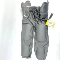Used Under Armour Youth FB Integrated Pants Grey XL