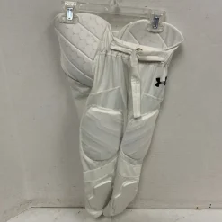Used Under Armour Youth FB Integrated Pants White MD
