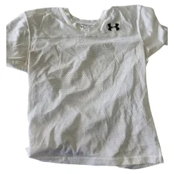 Used Under Armour YOUTH PRACTICE JERSEY FB Top Youth White LG