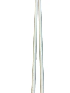 Used USA WHITE BLUE POLES Mens XC Ski Poles White 140 cm / 56 in