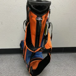 Used US Kids Jr Stand Bag Navy Blue And Orange